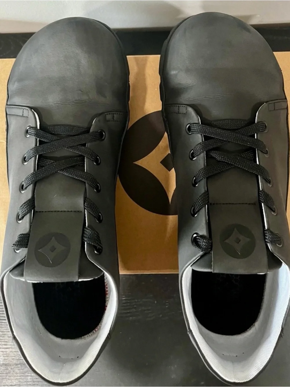 Gaucho ninja safety trainers in black size 11